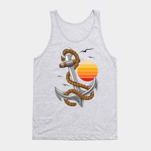 Anchor Marine Element, Sun and Seagulls Tank Top